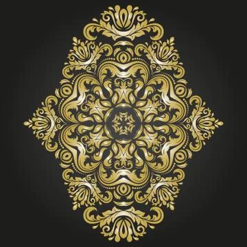 Oriental Abstract Vector Pattern Illustrazione stock