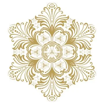 Oriental Abstract Vector Pattern Stock Illustration