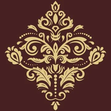 Oriental Abstract Vector Pattern Illustrazione stock