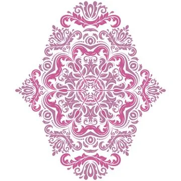 Oriental Abstract Vector Pattern Illustrazione stock