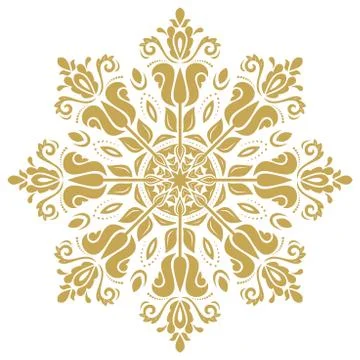 Oriental Abstract Vector Pattern Stock Illustration