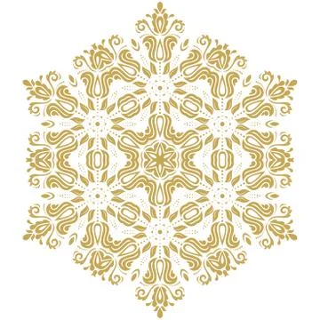 Oriental Abstract Vector Pattern 스톡 일러스트