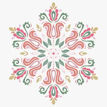 Oriental Abstract Vector Pattern 스톡 일러스트