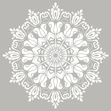 Oriental Abstract Vector Pattern Stock Illustration