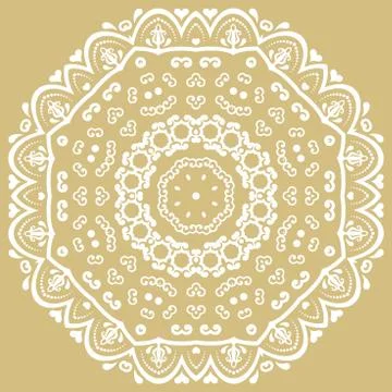 Oriental Abstract Vector Pattern Stock Illustration