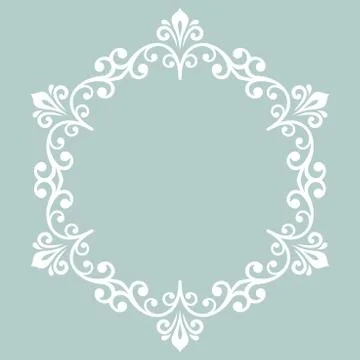 Oriental Abstract Vector Pattern Stock Illustration