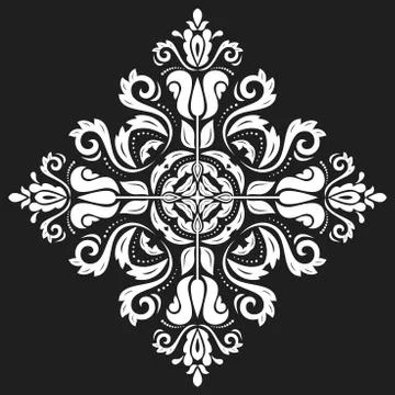 Oriental Abstract Vector Pattern Stock Illustration