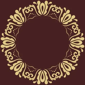 Oriental Abstract Vector Pattern Stock Illustration