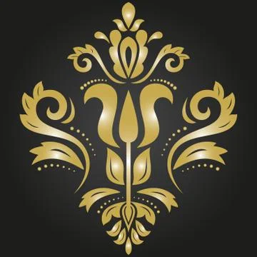 Oriental Abstract Vector Pattern Stock Illustration