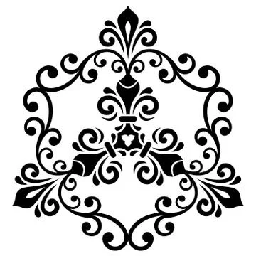 Oriental Abstract Vector Pattern Illustrazione stock