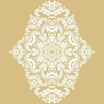 Oriental Abstract Vector Pattern Stock Illustration