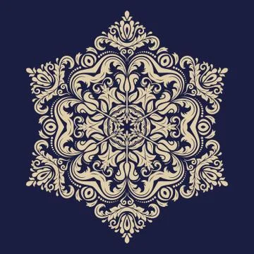 Oriental Abstract Vector Pattern Illustrazione stock