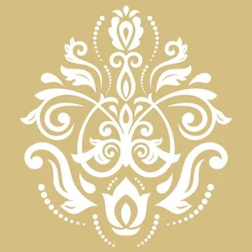 Oriental Abstract Vector Pattern Stock Illustration