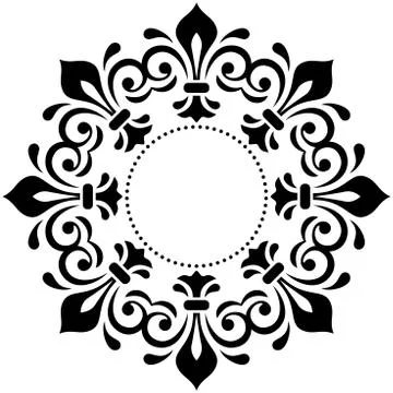 Oriental Abstract Vector Pattern Stock Illustration