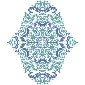 Oriental Abstract Vector Pattern Stock Illustration