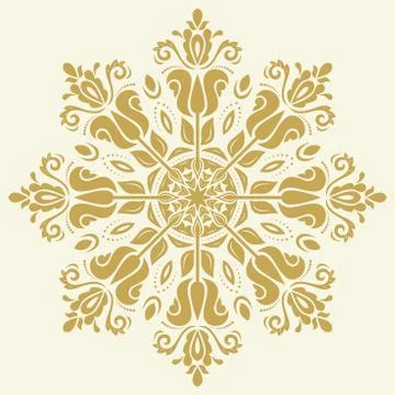 Oriental Abstract Vector Pattern Stock Illustration