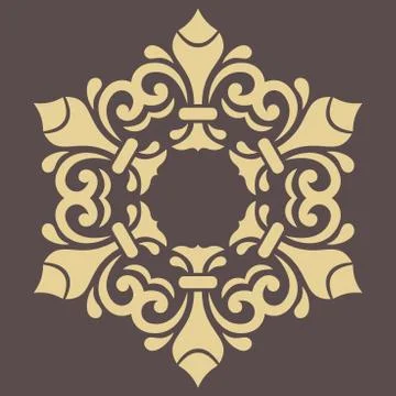 Oriental Abstract Vector Pattern イラスト素材