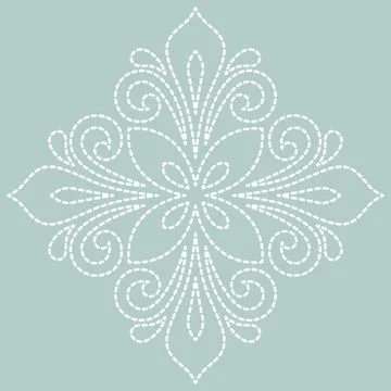 Oriental Abstract Vector Pattern Illustrazione stock