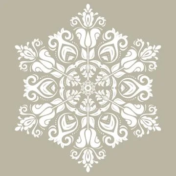 Oriental Abstract Vector Pattern 스톡 일러스트