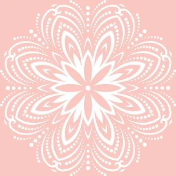 Oriental Abstract Vector Pattern Stock Illustration