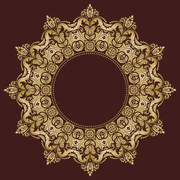 Oriental Abstract Vector Pattern イラスト素材