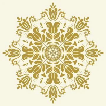 Oriental Abstract Vector Pattern イラスト素材