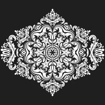 Oriental Abstract Vector Pattern 스톡 일러스트