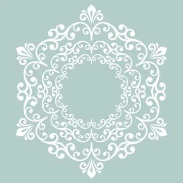 Oriental Abstract Vector Pattern Stock Illustration