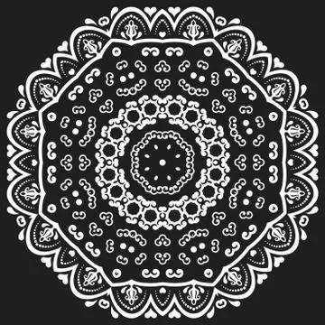 Oriental Abstract Vector Pattern 스톡 일러스트