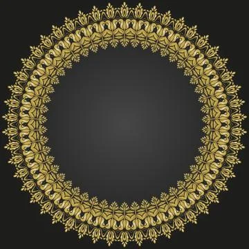 Oriental Abstract Vector Pattern Stock Illustration