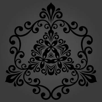 Oriental Abstract Vector Pattern Stock Illustration