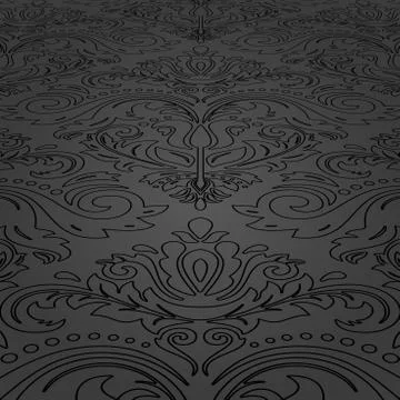 Oriental Abstract Vector Pattern イラスト素材