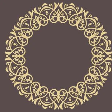 Oriental Abstract Vector Pattern Stock Illustration