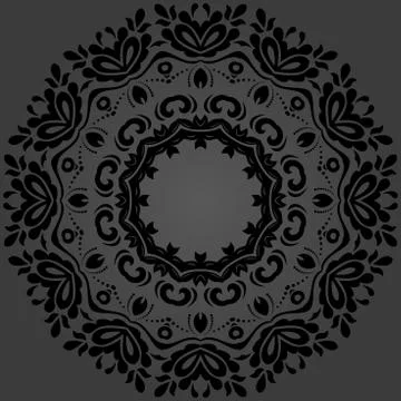 Oriental Abstract Vector Pattern 스톡 일러스트