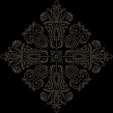 Oriental Abstract Vector Pattern イラスト素材