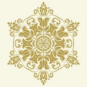 Oriental Abstract Vector Pattern Stock Illustration