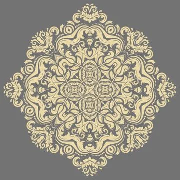 Oriental Abstract Vector Pattern 스톡 일러스트