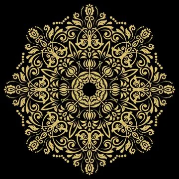 Oriental Abstract Vector Pattern 스톡 일러스트