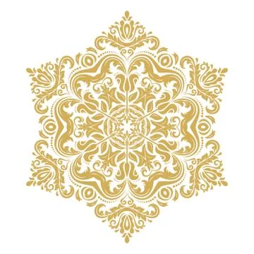 Oriental Abstract Vector Pattern Stock Illustration