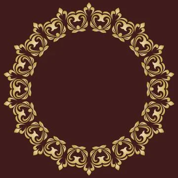 Oriental Abstract Vector Pattern Illustrazione stock