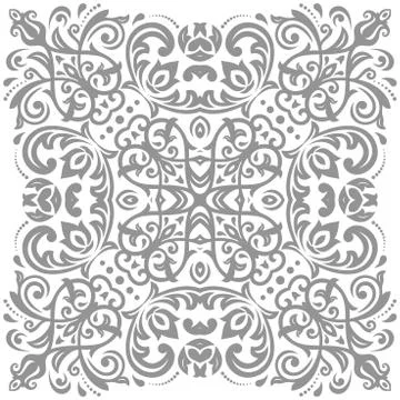 Oriental Abstract Vector Pattern Stock Illustration