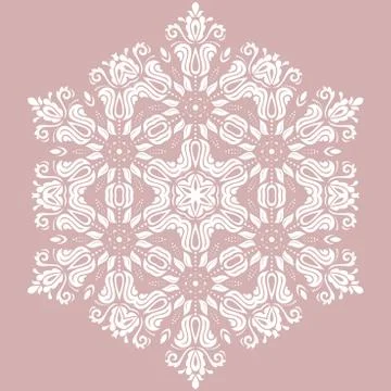 Oriental Abstract Vector Pattern Stock Illustration