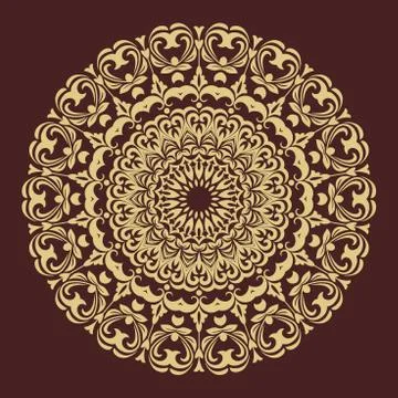 Oriental Abstract Vector Pattern イラスト素材