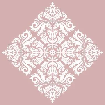 Oriental Abstract Vector Pattern Stock Illustration