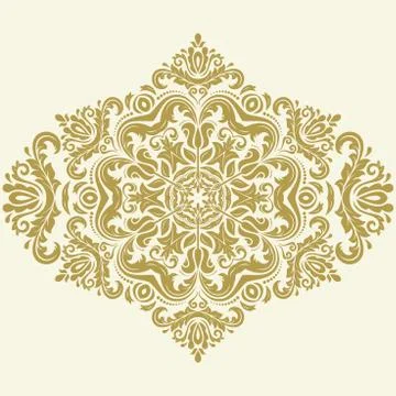 Oriental Abstract Vector Pattern Stock Illustration