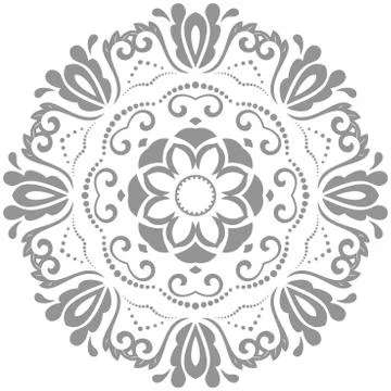 Oriental Abstract Vector Pattern Stock Illustration