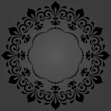 Oriental Abstract Vector Pattern 스톡 일러스트