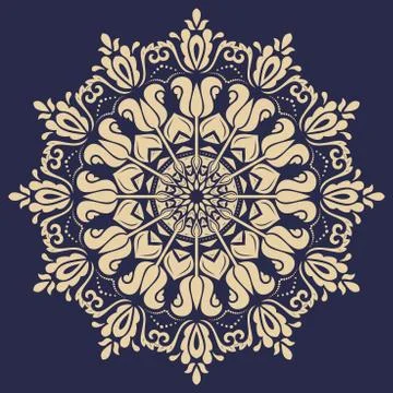 Oriental Abstract Vector Pattern 스톡 일러스트