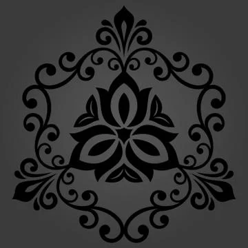 Oriental Abstract Vector Pattern Stock Illustration