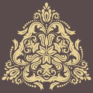 Oriental Abstract Vector Pattern 스톡 일러스트